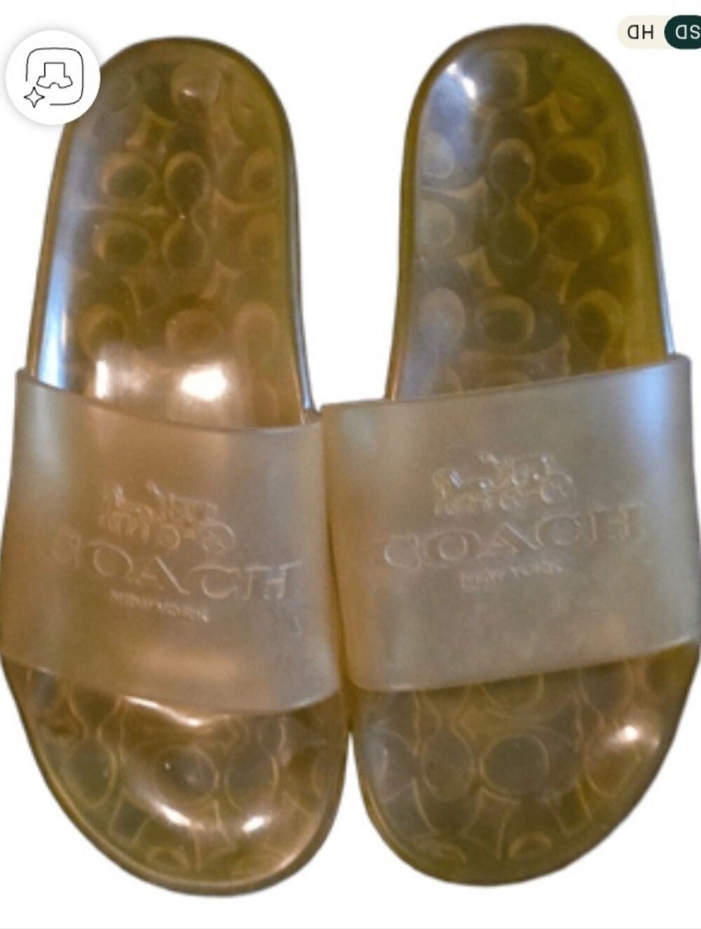 Coach Slides Size 8 Womans